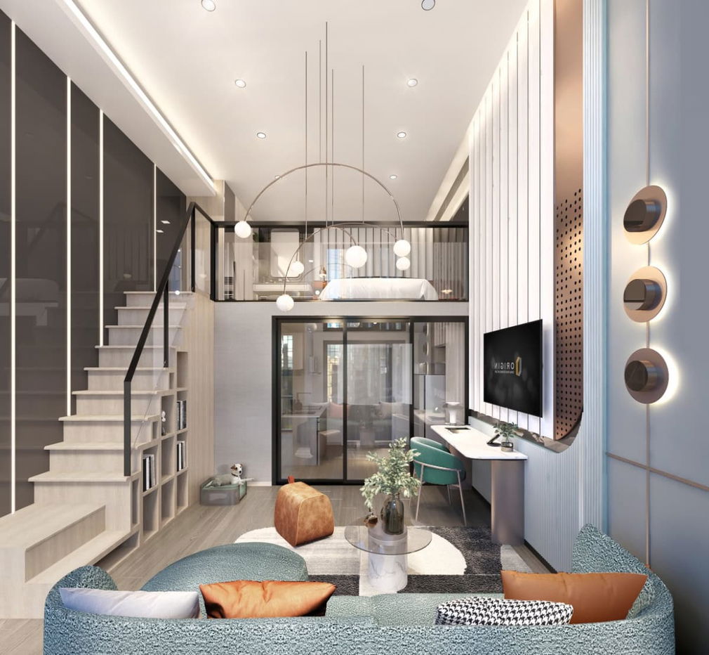 รูป ขายดาวน์คอนโด The origin ปิ่นเกล้า (ห้อง Duo space ห้องทิศเใต้) 250,000 บาท***เจ้าของขายเอง 1 ห้อง 25.60 ตรม. ห้อง1518 - รูปที่ 12/28