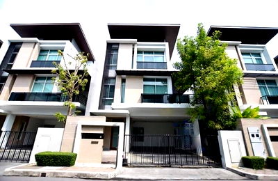 บ้านเดี่ยว ม.รามคำแหง : ขายบ้านพร้อมผู้เช่าโครงการ Nirvana พระราม 9   3ชั้น ขนาด 38.5 ตรว. พื้นที่ใช้สอย 240 ตรม. 3 ห้องนอน 