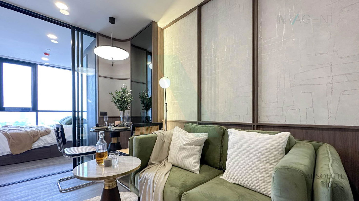 picture ðĐ For Rent Condo THE ORIGIN LADPRAO - BANGKAPI Building 1, Floor 12,1 bed room, Room size 25.00 sqm - 4/8