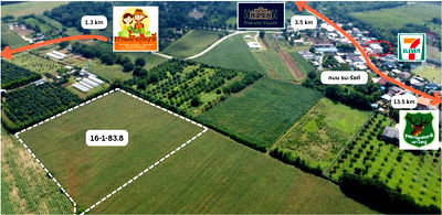 ที่ดิน ปากช่อง โคราช : ขายที่ดิน เขาใหญ่ หมูสี วิวเขา ใกล้ Toscana Valley