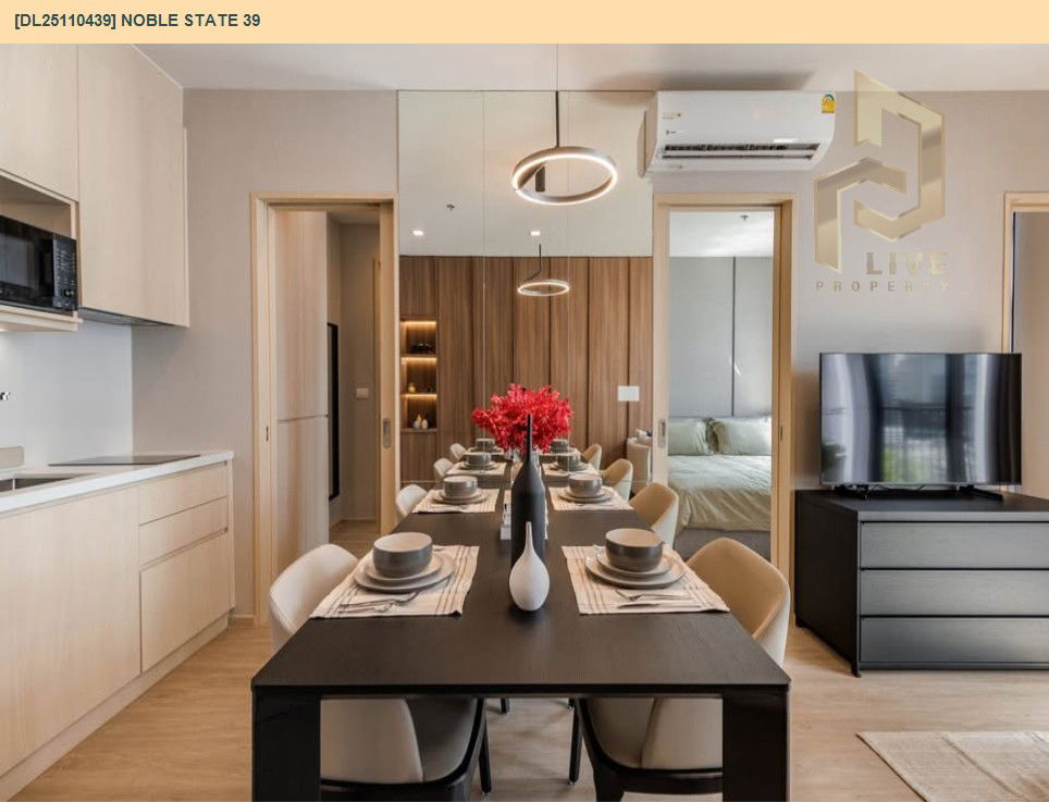 picture DL25110439 Condo for rent, NOBLE STATE 39 near BTS Phrom Phong, ready to move in, call urgently 0638692663 LineID @655ebbvc - 4/13