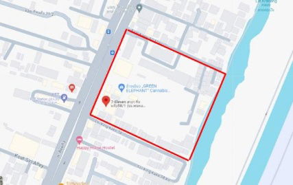 รูป ให้เช่าที่ดิน 8 ไร่ 1 งาน เหมาะกับการทำธุระกินหลายอย่าง เช่น ร้านอาหาร ห้องพักรายวัน ที่จอดรถ คลังสินค้า ตลาดสด คอมมูลิตี้มอลล์ คาร์แค - รูปที่ 2/2