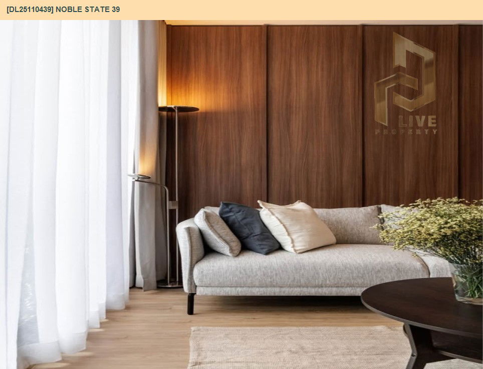 picture DL25110439 Condo for rent, NOBLE STATE 39 near BTS Phrom Phong, ready to move in, call urgently 0638692663 LineID @655ebbvc - 8/13