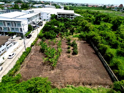 ที่ดิน ปากเกร็ด นนทบุรี : ขายที่ดินแปลงสวย 2 แปลง ถมแล้ว ขนาดเริ่มต้น 151 ตร.ว. ซอยวัดสลักเหนือ ปากเกร็ด ใกล้สถานีรถไฟฟ้าอิมแพค เมืองทองธานี