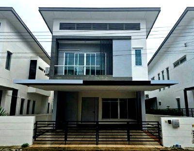 เช่าบ้านเดี่ยว ถนนบางบอน 3 :  ให้เช่าบ้านเดี่ยว 2 ชั้น หมู่บ้าน มอตโต้ กาญจนาภิเษก-พระราม 2 Motto Rama 2 / เฟอร์นิเจอร์ครบ Fully Furnished / อยู่อาศัย