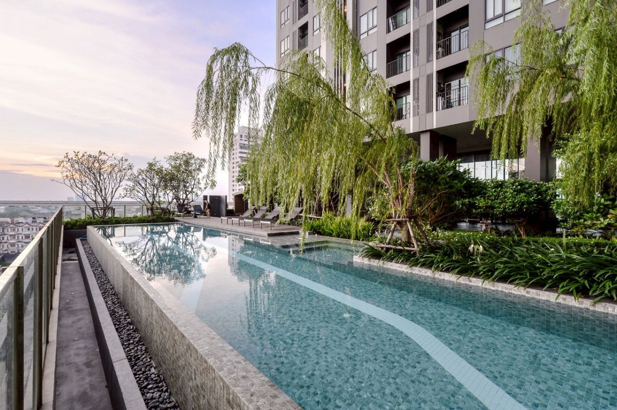 รูป 📣 ให้เช่าคอนโด 2 ห้องนอน Nue Noble Srinakarin - Lasalle 2 MRT สายสีเหลือง ศรีลาซาล - รูปที่ 15/17