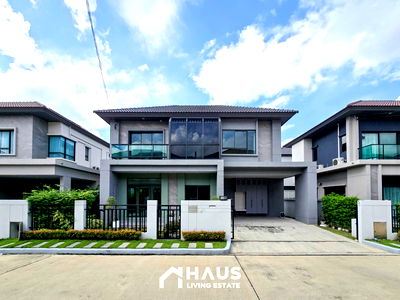 ขายบ้านเดี่ยว : ตกแต่งพร้อมอยู่ ใกล้ส่วนกลาง เฟสใหม่🔥 ขายบ้านเดี่ยว บางกอก บูเลอวาร์ด พระราม 5 🔥 / 4 ห้องนอน #HRM5004