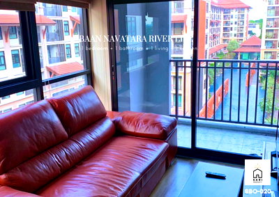 Condos for sale : Rare Corner Unit with Best Pool View – Resort-Style Condo, Prime Location Baan Navatara River Life