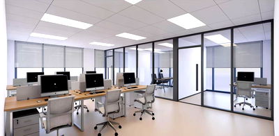 Office for rent วิทยาลัยพิบูลประชาสรรค์แผนกประถม : WoKii R9 @V One Tower Premium Serviced Office Space For RENT Near MRT Rama9 Central Rama9 32-111sqm Fully Furnished Ready to Move