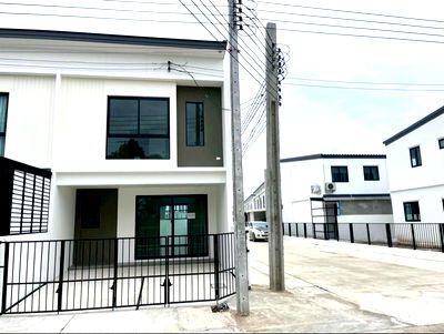 ทาวน์โฮมให้เช่า : ให้เช่าบ้านพฤกษาวิลล์ 123 บางนา-วงแหวน อยู่ถนนสุขาภิบาล 2  อยู่ ต.ราชาเทวะ อ.บางพลี สมุทรปราการ