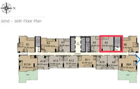 คอนโด 1-ห้องนอน ที่ ดิ แอดเดรส สาทร ใกล้ BTS เซนต์หลุยส์ (ID 2436372)