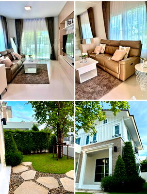 Houses for rent : 🏡New House near Mega Bangna (Fully furnished), (Appliances fully provided)

Villaggio 2 Village Srinakarin-Bangna 

🔹3 beds, 3 baths