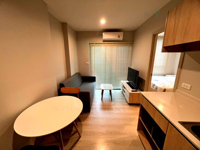 Condos for rent Ratwinit Bangkaeo School  : For Rent Condo NUE NOBLE SRINAKARIN-LASALLE Building 1, Floor 32,1 bed room, Room size 26.00 sqm
