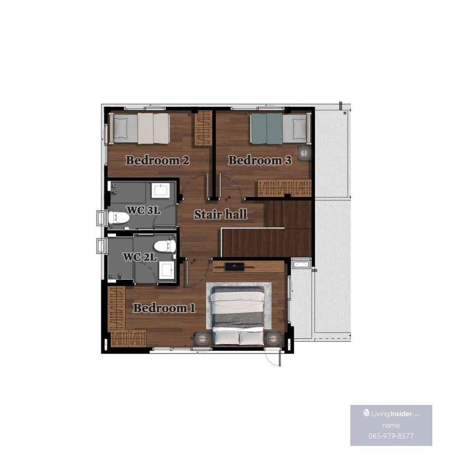 รูป บ้าน 3-ห้องนอน ใน บางแม่นาง (ID 1327167) - รูปที่ 2/6