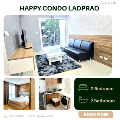 คอนโดให้เช่า : EHL-250485 Happy condo ladprao