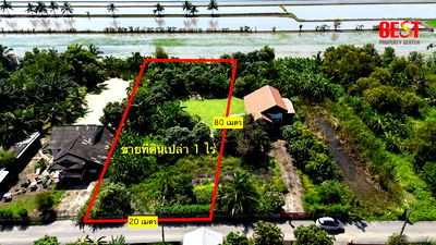 ที่ดิน เขตหนองจอก : ที่ดินแบ่งขาย ย่านหนองจอก ที่ดินเปล่า 1 ไร่ แปลงที่ดินสวย บรรยากาศดี อากาศโล่ง เงียบสงบ