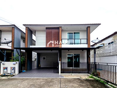 ขายบ้านเดี่ยว : หลังริม พร้อมอยู่ ราคาคุ้มที่สุดในโครงการ ✨  🔥 ขายบ้านเดี่ยว ธารา ราชพฤกษ์-ปิ่นเกล้า 🔥 / 3 ห้องนอน #HRM5012