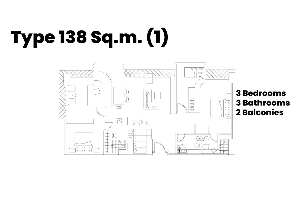 รูป ให้เช่า คอนโด เดอะโฟร์วิงส์ เรสซิเดนซ์ 2 ห้องนอน - รูปที่ 48/48