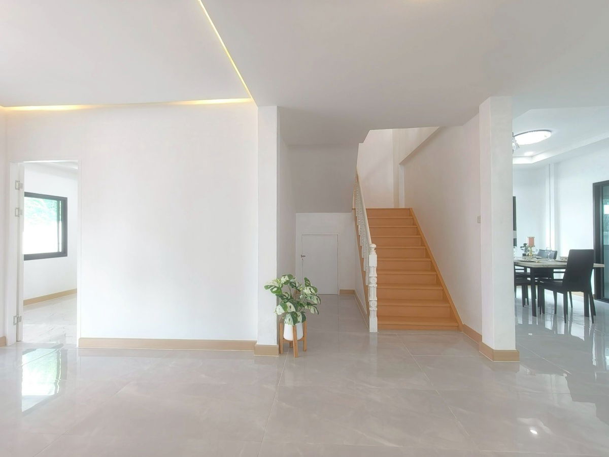 รูป บ้านเดี่ยว มีนบุรี คลองสามวา นิมิตใหม่ เคซีการ์เด้นโฮม 6 4บ้าน 4 ห้องนอน มีห้องนอนชั้นล่าง ต่อเติมเต็ม มีที่จอดรถ 3 คัน นัดชมโทรเลย 085-318-6868 - รูปที่ 16/31