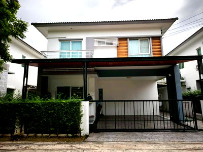 ขายบ้านเดี่ยว : ขายบ้านแฝด 2 ชั้น คลัสเตอร์วิลล์ 4 บางกรวย ตกแต่งสวยมาก 