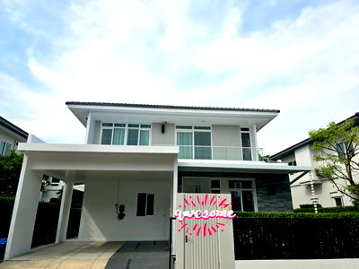 บ้านเดี่ยวให้เช่า : ให้ เช่าบ้านหรู มัณฑนา บางนา กม.7 [2] – 62 ตร.ว. ใกล้เมกะบางนา | Fully Furnished