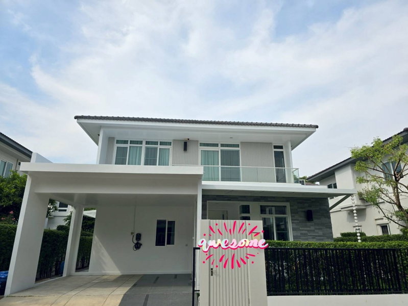 บ้านเดี่ยวให้เช่า : ให้ เช่าบ้านหรู มัณฑนา บางนา กม.7 [2] – 62 ตร.ว. ใกล้เมกะบางนา | Fully Furnished
