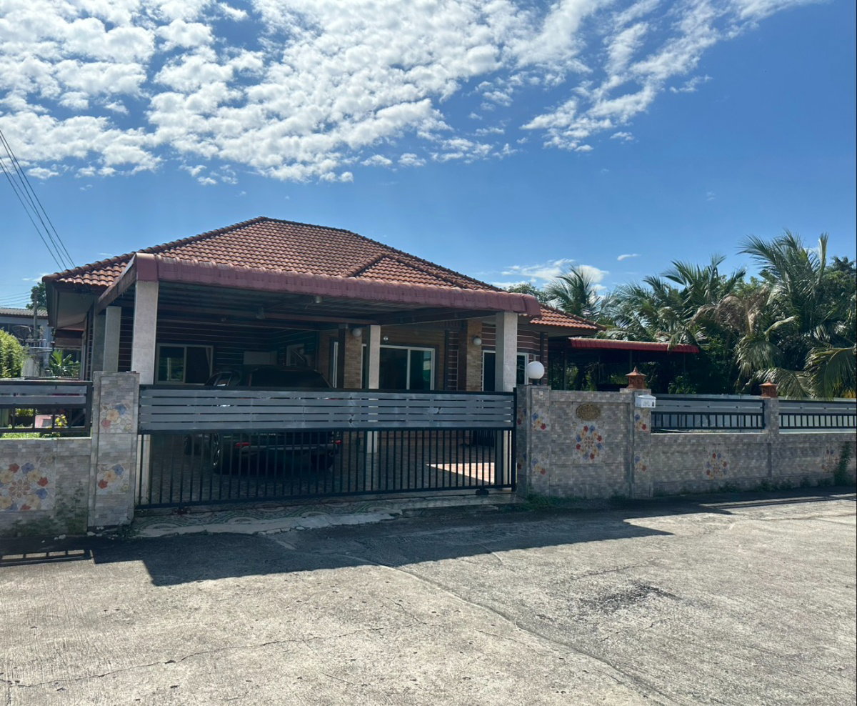 หมู่บ้านสยามกรีนวิลล์ – ฉะเชิงเทรา บางน้ำเปรี้ยว ขายถูกบ้านเดี่ยวหลังมุมบรรยากาศส่วนตัวสุด ๆ ที่ดิน 106 ตร.วา พื้นที่ใช้สอย 119 ตร.ม. | #TPI-2588