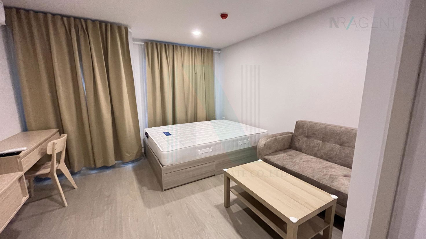 picture 🎊 For Rent Condo BROMPTON PET FRIENDLY SAMRONG-STATION Building 1, Floor 3,Studio, Room size 23.00 sqm - 1/8