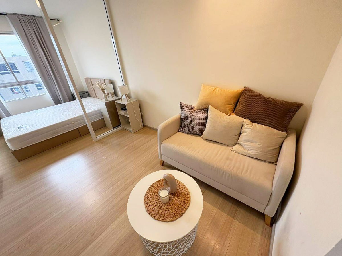 picture For Rent, Plum Condo Samakkhi, Studio Type, 1 bathroom 26.39 sq.m. 8th floor, Fully furnished - 2/7