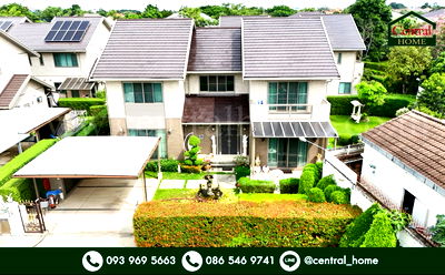 ขายบ้านเดี่ยว : บ้านเดี่ยว เพอร์เฟค มาสเตอร์พีซ SCG HEIM รัตนาธิเบศร์ มีเพียง 8 หลังในโครงการ เฟอร์ Versace ตกแต่งพร้อมอยู่