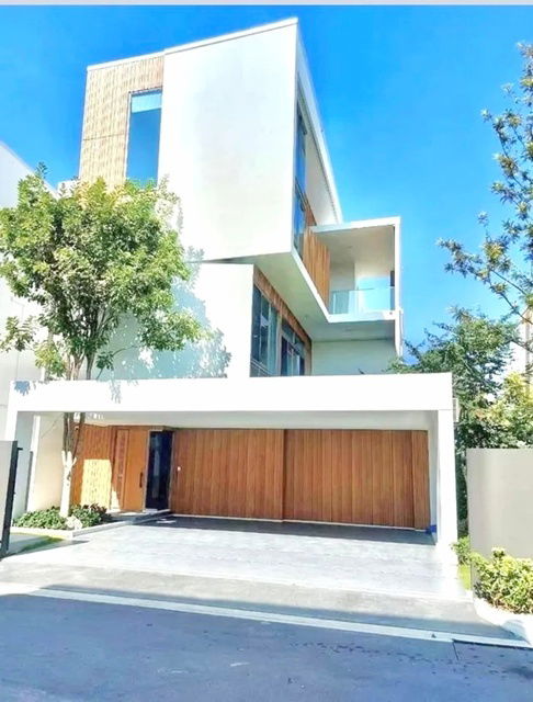 picture Krungthep Kreetha Rd Rama9 ARL BanThap Chang 2.5km. Luxury Japanese-style house for rent 3 stories 7 - 1/8