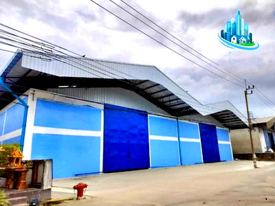 เช่าโรงงาน นิคมอุตสาหกรรมบางปู : HR3012ให้เช่าโกดังสร้างเสร็จใหม่ ขนาด 1,100 ตรม.ย่านแพรกษา ใกล้นิคมบางปู เหมาะทำคลังสินค้า/โรงงาน