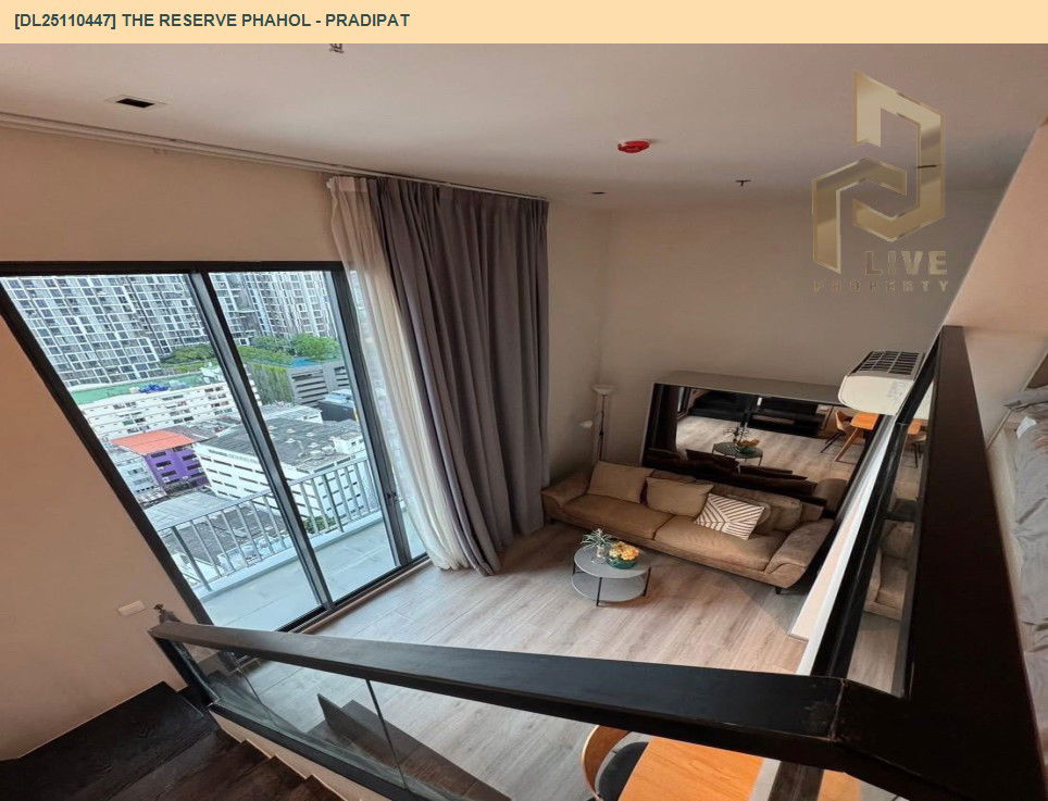 รูป DL25110447 ให้เช่าคอนโด เดอะ รีเซิร์ฟ พหล - ประดิพัทธ์ (The Reserve Phahol - Pradipat) ใกล้ BTS สะพานควาย พร้อมเข้าอยู่ โทรด่วน 0614453194 LineID @162cjixi - รูปที่ 3/6