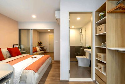 คอนโด กรุงเทพมหานคร : 🎉ราคาพิเศษ เฟล็กซี่ เตาปูน อินเตอร์เช้นจ์ 1 ห้องนอน พร้อม walk-in closet 27.40 sqm. ราคา 1.89 MB พร้อมโปรโมชั่นและส่วนลดพิเศษมากมาย