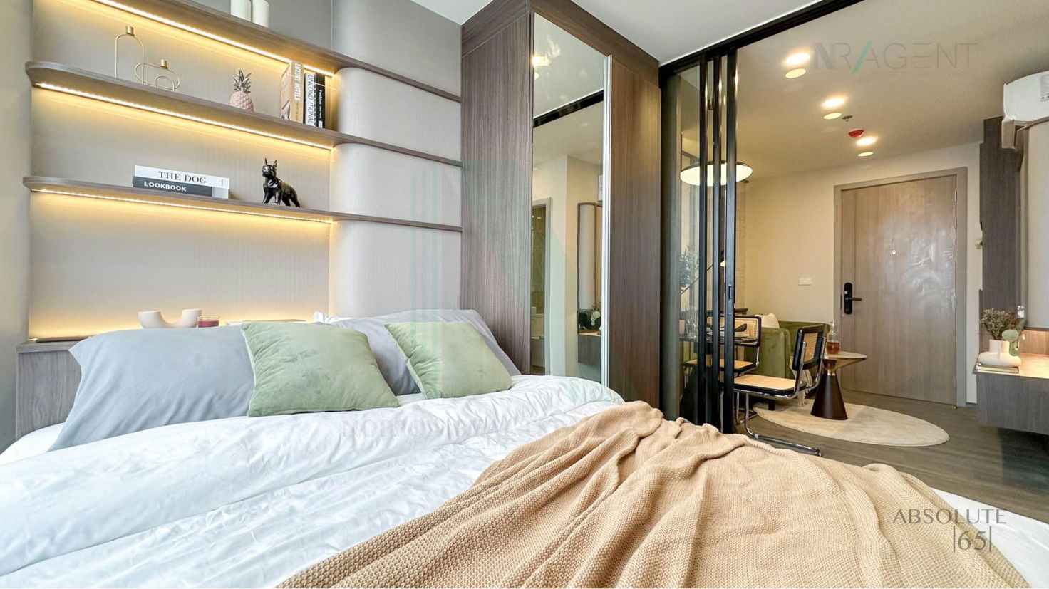 picture For Rent Condo THE ORIGIN LADPRAO - BANGKAPI Building 1, Floor 12,1 bed room, Room size 25.00 sqm - 7/8