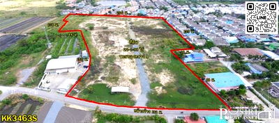 ที่ดิน กระทุ่มแบน สมุทรสาคร : สร้างโรงงานและโครงการของคุณ ให้มีกำไรและเร็วกว่าที่อื่นๆ กับที่ดิน 22 ไร่เศษ ฮวงจุ้ยแบบเทพๆ ใกล้พุทธสาครเพียง 3.5 กม. - KK3463S