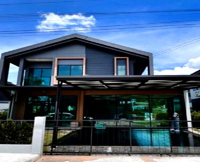 เช่าบ้านเดี่ยว ปทุมธานี : ให้เช่าบ้านเดี่ยว 2 ชั้น หมู่บ้าน คณาสิริ ราชพฤกษ์-346 บ้านสวยมาก เฟอร์นิเจอร์บางส่วน แอร์ 4 เครื่อง อยู่อาศัย เลี้ยงสัตว์เล็กได้