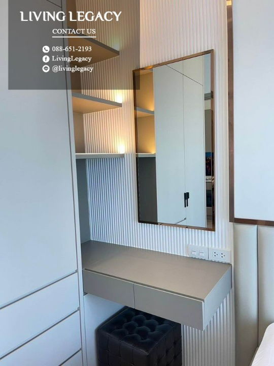 รูป LUGBE45M ให้เช่าคอนโด The Rich Rama 9 - Srinakarin 29 ตร.ม. ชั้น 16 line id : @livinglegacy - รูปที่ 8/10