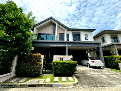 บ้านเดี่ยวให้เช่า : ให้เช่า บางกอก บูเลอวาร์ด สาทร-ปิ่นเกล้า2 ใกล้ เซ็นทรัลเวสต์วิลล์ หลังมุมพื้นที่สวนกว้าง ร่มรื่น🍀💫น่าอยู่