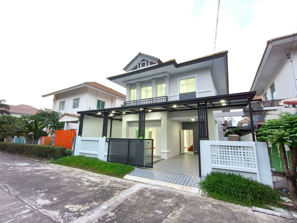 รูป บ้านแฝด คลองสามวา เลียบคลองสอง23 หมู่บ้านบุรีรมย์ เฟส 2 ซอย 7 ใกล้ตลาดหทัยมิตร ใกล้บิ๊กซี นัดชม จองก่อนมีสิทธิ์ก่อน 085-318-6868 - รูปที่ 2/30