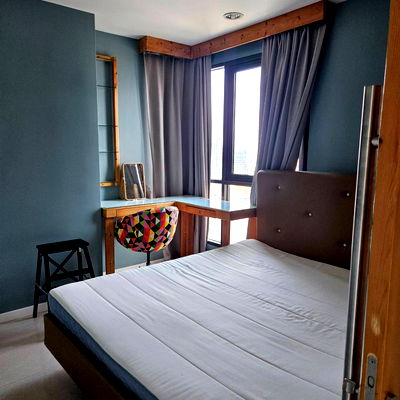 เช่าคอนโด สวนลุมพินี : ให้เช่า Ideo Q Ratchatewi ห้อง 2 นอน เฟอร์นิเจอร์ครบ 💞 สนใจแอดไลน์ @best_condo