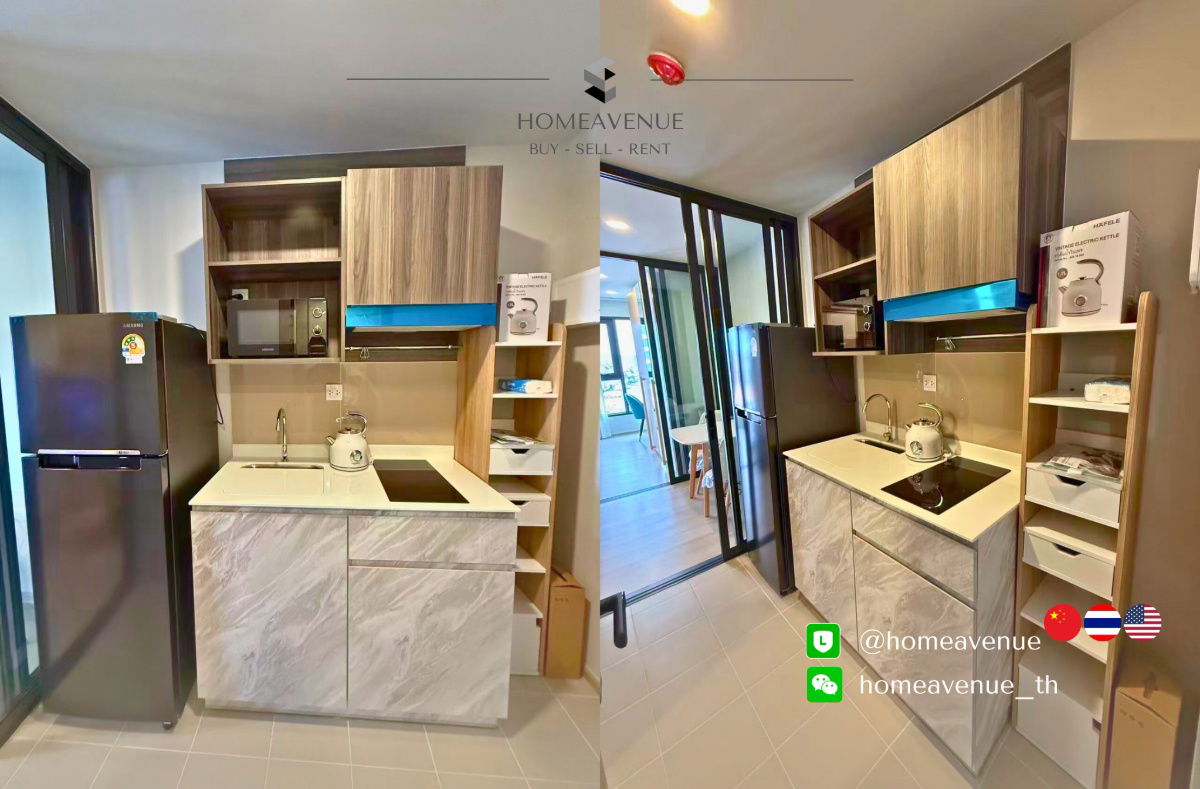 picture 《Aspire On Nut Station》✨ Newly renovated, ready to move in! 🚇 Next to BTS On Nut 📲 Line: @homeavenue | Best price 💥HA-4976 - 3/6