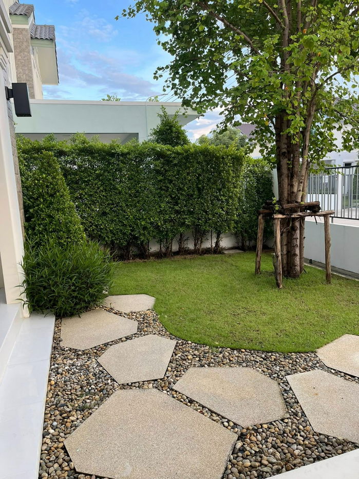 รูป HR3013บ้านเดี่ยวให้เช่า หมู่บ้านวิลลาจจิโอ 2 ศรีนครินทร์-บางนา ตกแต่งเฟอร์ครบ เดินทางสะดวกใกล้ถนนวงแหวนรอบนอก - รูปที่ 2/13