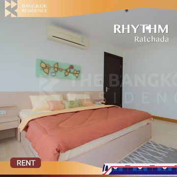 RHYTHM Ratchada 💫 Stunning view unit 🌟 Near MRT Ratchadaphisek