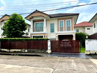 เช่าทาวน์โฮม โรงเรียนนวมินทราชินูทิศ เบญจมราชาลัย : 🏡🌳 ให้เช่าด่วน! บ้านเดี่ยว 2 ชั้น ภัสสร 19 รามอินทรา-วัชรพล-จตุโชติ 3 นอน 2 น้ำ จอดรถ 3 คัน!