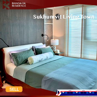 Condos for sale : Sukhumvit Living Town - 🌟 Spacious Unit in Asoke, 🚆 near MRT Phetchaburi