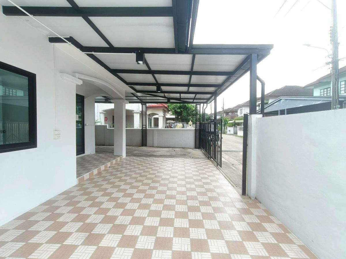 รูป บ้านเดี่ยว มีนบุรี คลองสามวา นิมิตใหม่ เคซีการ์เด้นโฮม 6 4บ้าน 4 ห้องนอน มีห้องนอนชั้นล่าง ต่อเติมเต็ม มีที่จอดรถ 3 คัน นัดชมโทรเลย 085-318-6868 - รูปที่ 3/31