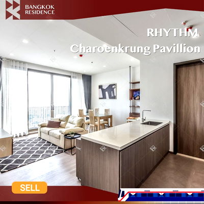 ขายคอนโด : 💥Rare Unit💥 RHYTHM Charoenkrung Pavillion ห้องใหญ่แต่งสวย วิวแม่น้ำเจ้าพระยา