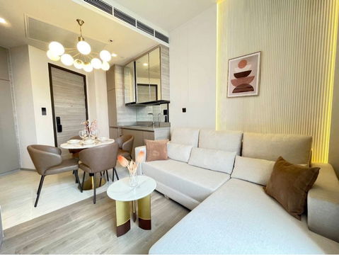 For Rent The Crest Park Residences (2Bed 1Bath) Full furnished 47.72 Sqm. Rent 48,000/month▫️Line: @sanhaproperty📲095-6922871