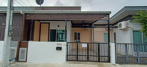 ทาวน์เฮ้าส์ชั้นเดียว หมู่บ้านพฤกษากาญจน์ทาวน์ ใจกลางเมืองกาญจนบุรี